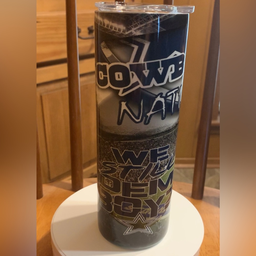 Cowboys 20 oz tumbler